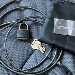 Belkin notebook security lock
